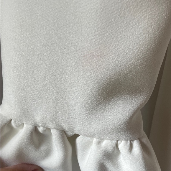 MISHA COLLECTION White Blazer with Bell Sleeves - Picture 9 of 12